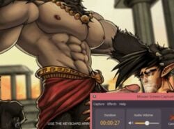 2boys 2males abs advertisement alpha_male animated bara big_penis black blowjob bovine bull cocky cum cum_drip cum_in_mouth cum_inside cum_on_face drake_(hotcha) duo elf elf_ears erection fellatio feral feral_penetrating fictional_interracial flash_game forceful game_cg gay grabbing_hair greek_mythology hair hand_on_head hotcha male male/male male_on_male male_only maledom mammal manly minotaur muscular muscular_male oral oral_sex orange_hair pecs penis penis_size_difference questionable_consent scent_(artist) sex size_difference spiky_hair tattoo thick_eyebrows v-line v-taper veiny_penis verbal yaoi