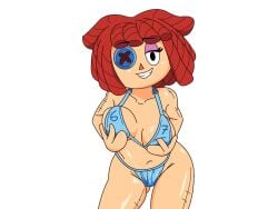keron_dv 67 67_(meme) huge_breasts bikini ragatha_(the_amazing_digital_circus) animated