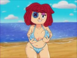 67 67_(meme) animated beach bikini huge_breasts keron_dv music pomni_(the_amazing_digital_circus) ragatha_(the_amazing_digital_circus) tagme thick_thighs video