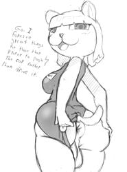 animal_crossing anthro anus backsack balls dickgirl fortune_teller furry futanari intersex katrina_(animal_crossing) nintendo penis roy_mccloud video_games