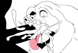 blowjob cum cum_in_mouth cum_inside disney duo equine faceless_male feline fellatio feral furry gay human lion male male_only mammal maychin mufasa oral penis sex the_lion_king tongue tongue_out tongue_out_blowjob yaoi zebra