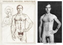 harry_bush traditional_media gay yaoi original monochrome male male_only tagme reference_image