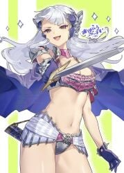 big_breasts blue_cape blue_gloves breasts cape cleavage cleavage_dress female female_pirate female_villain girl hair_ornament hot_girl hot_woman large_boobs large_breasts long_hair metal_bikini metal_boots metal_bra pink_bra pirate pirate_girl power_rangers revealing_clothes revealing_clothing revealing_dress revealing_outfit seijuu_sentai_gingaman sexy sexy_clothing sexy_dress sexy_female sexy_outfit sexy_woman shelinda silver_armor silver_bikini silver_boots silver_dress silver_outfit silver_skirt steerswoman_shelinda super_sentai supervillainess sword swordswoman tokusatsu villainess white_hair women bikini_armor