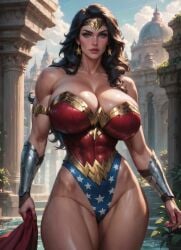 10_seconds ai_animation ai_generated ai_video amazon big_breasts black_hair blue_eyes bouncing_breasts cleavage dc_comics diana_prince female female_only high_quality leotard long_hair looking_at_viewer moonchild41 muscular_female no_sound plump_lips swaying_hips tagme themyscira themysciran thick_thighs tiara toned_female video walking_towards_viewer wide_hips wonder_woman