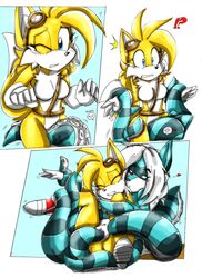 akatsukishiranui-fox anthro breasts canine cephalopod female fox hybrid mammal marine octopus penetration rule_63 sega sonic_(series) sonic_boom tails tentacle vaginal_penetration vaginal_penetration