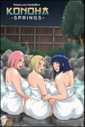 3girls age_difference ai_generated ass ass_focus ass_support black_hair blonde_hair blue_hair blunt_bangs blush bob_cut boruto:_naruto_next_generations breasts completely_nude dark-skinned_female dark_skin female female_focus female_only groping groping_breasts haruno_sakura high_resolution highres hot_spring hyuuga_hinata inviting_to_sex light-skinned_female light_skin long_hair looking_at_viewer looking_back mature mature_female milf multiple_females multiple_girls naruto naruto:_the_last naruto_(series) naruto_shippuden narutofillers nude older_female_and_younger_female onsen parted_bangs partially_submerged pink_hair presenting_ass presenting_hindquarters sakura_haruno shiny_skin short_hair sitting smile steam teacher_and_student tsunade uchiha_sakura uzumaki_hinata viewed_from_behind voluptuous voluptuous_female water watermark wet_skin