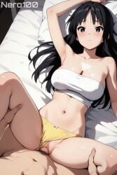 1boy 1boy1girl 1girls 2d 2d_animation ai_animation ai_generated animated animated_image areolae armpit asian asian_female bare_arms big_breasts black_eyes black_hair bouncing_breasts chest completely_naked completely_nude completely_nude_female curvy curvy_figure cute cute_face dark_hair detailed eyelashes eyeshadow female fit fit_female focus hair k-on! large_breasts legs light-skinned_female light_skin lips lipstick looking_at_viewer lying lying_on_back lying_on_bed makeup mascara midriff mio_akiyama_(k-on!) missionary missionary_position missionary_sex naked nave nero100 nipples no_sound nude nude_female pale-skinned_female pale_skin posing pussy rough_sex seductive seductive_look sex short_video spread_legs straight_hair tagme teen teenage_girl teenage_tits thighs thin_waist vagina vaginal_insertion vaginal_penetration vaginal_sex video
