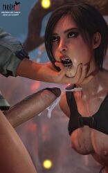 10:16 1boy 1girls 3d 3d_(artwork) 4k ada_wong biohazard black_hair blowjob blush breasts chris_redfield cum cum_in_mouth cumshot dark_hair dirt dirty dirty_skin dripping dripping_cum dripping_semen ejaculation erect_nipples fellatio female hand_on_chin holster looking_at_partner male male_ejaculation medium_breasts medium_hair mouth_drool nipples open_eyes open_mouth outdoors patreon patreon_username penis penis_tip resident_evil roosterart semen semen_in_mouth small_breasts sperm subscribestar subscribestar_username veiny_penis video_game video_game_character video_game_franchise