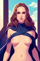 ai_generated breasts celebrity natalie_portman padme_amidala star_wars