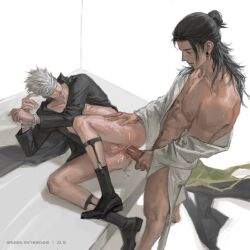 satoru gojo from jujutsu kaisen by saltinesaltine1