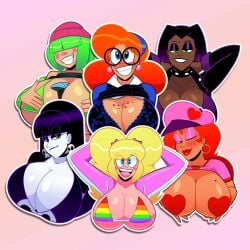 6girls atomickingboo busty kassandra_(atomickingboo) kassandra_cruz lindel_dollice_quilten moni_peiper tagme terra_mandrile valerie_valentine_(atomickingboo) wendy_wendy