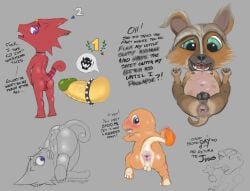 absurd_res accessory animal_crossing animal_genitalia anthro anus balls belly big_anus big_penis blush bowser canid canine canis chameleon charmander choker cock_ring covering covering_self crucifix cub dialogue domestic_dog dreamworks feral fire flaming_tail flick_(animal_crossing) generation_1_pokemon genitals glistening glistening_body hi_res imminent_sex jewelry lizard looking_back lying male male/male mammal mario_(series) necklace nintendo on_back penile_spines penis penis_accessory penis_jewelry perrito_(puss_in_boots) piercing pokemon pokemon_(species) profanity puss_in_boots_(dreamworks) puss_in_boots_(film) puss_in_boots_the_last_wish questionable_consent raised_tail reptile sadosaurus scalie sheath shrek_(series) slightly_chubby solo super_smash_bros. tail timothy_(sadosaurus) upside-down vein veiny_penis