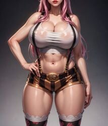 aged_up ai_generated artist_request busty female female_only jewelry_bonney one_piece solo_female tight_clothing