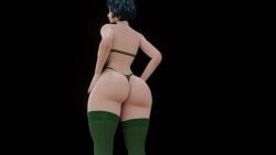 3d big_ass big_breasts big_butt blender dressed fubaki mgsnak239 one_punch