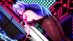 1girls animated ass ass_body ass_expansion ass_focus ass_shake blue_hair breasts bunny_ears bunnysuit compile_heart female female_only huge_ass huge_breasts idea_factory imbapovi iris_heart jiggling_ass long_hair longer_than_one_minute neptunia_(series) purple_eyes shorter_than_two_minutes solo solo_female sound tagme video