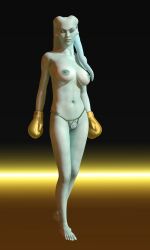 1girls 3d 3d_(artwork) alien alien_girl boxing boxing_gloves cb1964 female female_only gloves golden_boxing_gloves golden_gloves green_skin green_skinned_female solo star_wars tagme topless topless_female twi'lek