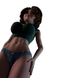 3d aunt aunt_cass big_ass big_breasts big_butt big_hero_6 blender cass_hamada dressed marvel mgsnak239