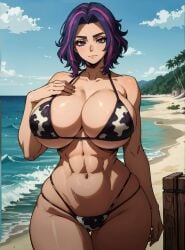 1girls ai_generated alternate_breast_size female female_only lady_nagant looking_at_viewer makimass_ai my_hero_academia solo