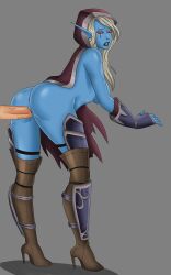 alleriawindrunner anus bent_over big_ass blizzard_entertainment blonde_hair blue_skin disembodied_penis forsaken sex sylvanas_windrunner thighhighs undead undead_(warcraft) vaginal_penetration vaginal_penetration vaginal_sex warcraft world_of_warcraft