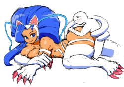 2022 animal_humanoid arm_hair ass big_breasts big_butt big_hair blue_eyes blue_hair blush blush_lines body_hair breasts butt_hug capcom cat_humanoid claws closed_eyes darkstalkers duo faceless_character faceless_human faceless_male fangs felicia_(darkstalkers) felid felid_humanoid feline feline_humanoid female female_penetrated ferretidk fisherneph from_behind_position fur glistening glistening_body hair hand_on_butt hi_res human human_on_humanoid human_penetrating human_penetrating_humanoid humanoid humanoid_penetrated interspecies ivovvovi jockey_position larger_female larger_humanoid larger_penetrated looking_at_another looking_back looking_back_at_another looking_back_at_partner lying male male/female male_penetrating male_penetrating_female mammal mammal_humanoid navel on_front penetration penile penile_penetration penis_in_pussy prehensile_tail sex side_view simple_background size_difference smaller_human smaller_male smile tail tail_coil tan_body tan_skin teeth thick_thighs vaginal_penetration weirdduelist white_background white_body white_fur wrong_eye_color