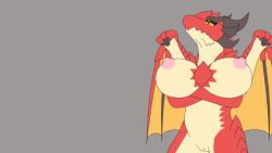 ailaiweiyala animated anthro dragon female female_dragon mythological_creature mythological_scalie mythology scalie