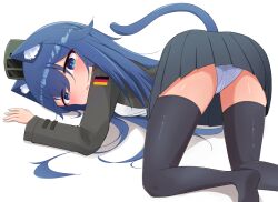 cat_ears cat_tail panties puma_(reta) reta skirt thigh_highs war_thunder