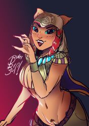 1girls bastet_(smite) bubi_di_bup egyptian_mythology goddess hi-rez_studios mythology pussy smite solo