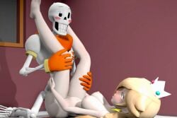 1boy 1female 1girls 1male 3d blonde_female blonde_hair blonde_hair_female blush crossover crown eastern_and_western_character female gloves human indoors interspecies legs_up lying male male/female male_penetrating_female mario_(series) monster nintendo on_back papyrus penetration princess_rosalina royalty scarf sex sfm skeleton source_filmmaker super_mario_galaxy sweat tears toby_fox undertale undertale_(series) vaginal_penetration weird_crossover yeves