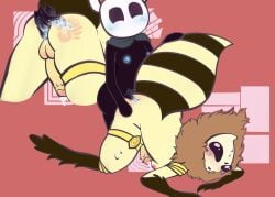 1boy 1futa all_fours anal_sex antennae areolae balls bee bee_girl bee_humanoid blue_areola blue_nipples blush breasts brown_fur cum cum_inside erection futanari hollow_knight humanoid_penis insects localstarfucker male male/female male/futa male_on_futa male_penetrating_female male_penetrating_futa naked nipples nude penis queen queen_vespa shorter_male size_difference smack smacking_ass stinger sweat sweatdrop sweating sweaty taller_female taller_futanari taller_girl taller_woman tendril tendrils tentacle tentacle_sex the_knight_(character) the_knight_(hollow_knight) thorax top-down_bottom-up vessel_(species)