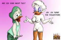 alternate_body_type daisy_duck disney louie_duck nipples quack_pack soft_feathers tagme