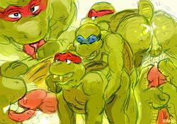 anal anal_sex ass cum cum_inside furry furry_only gay incest leonardo male male_only oral rand_(furry_artist) random raphael straight_hair tagme teenage_mutant_ninja_turtles tmnt_1987 tongue yaoi