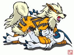 absol arcanine dragon_soul_e furry nintendo pokémon_(species) pokemon pokemon_(species) windie