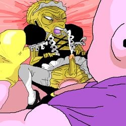 babidi buggery color crossdressing dragon_ball dragon_ball_z fat_buu gay interspecies majin_buu male male_only multiple_males sex size_difference smooth_skin yaoi