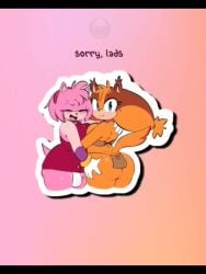1futa 1futa1girl 1futanari 2d_(artwork) 2girls amy_rose animal animated ass big_ass breasts cowgirl_position cum english_text fat_ass female female/female female_penetrated furry futanari long_penis mobian_(species) naked nude pleasure pleasure_face position quavernsfw sonic_(series) sonic_boom sonic_the_hedgehog_(series) speech spread_legs sticks_the_badger tagme text video woman_on_top