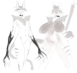 1girls anthro big_breasts breasts cat_girl catgirl collar curvy curvy_figure deutsczm9 enormous_breasts female female_only giant_breasts gigantic_breasts ginormous_breasts huge_breasts large_breasts massive_breasts naked naked_female nude nude_female nyan_(one-punch_man) one-punch_man rule_63 thick_thighs thighs thunder_thighs transformed voluptuous voluptuous_female