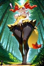 ahe_gao ai ai_generated androidtsuki ass ass_focus braixen cum cum_in_pussy furry furry_female furry_only nude nude_female penetration pokemon pokemon_(species) sex vagina vaginal_penetration
