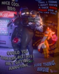 1girls 2boys big_ass big_balls big_boobs big_breasts big_butt big_nipples big_penis big_thighs blender blender_(artwork) blender_eevee cock_between_legs dick_between_thighs holding holding_arm huge_ass huge_balls huge_breasts huge_cock huge_penis huge_testicles huge_thighs mobian mobian_(species) mobian_cat mobian_echidna oc original original_character picked_up picking_up plumenjoyerse rico_(plumenjoyer) sega smite_(plumenjoyer) sonic_(series) sonic_the_hedgehog_(series)