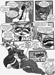 absurd_res alternate_species alternate_version_at_source anatomically_correct anatomically_correct_genitalia animal_genitalia animal_penis anthro body_control clothing comic cum_on_feces cumming_while_shitting domestic_cat duo eito_aotsuki ejaculation english_text erection excessive_feces eyewear feces felid feline feline_genitalia feline_penis felis forced_pooping furrification genitals glasses hi_res hyper hyper_feces jacket male male/male mammal monochrome penis pooping scatplay sheath solo takumi_sumino text the_hundred_line:_last_defense_academy topwear toxoplasmosis_(toxoplasmatinae) wearing_glasses