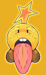 female_only mario_and_luigi_(series) nintendo open_mouth ponk starlow sweaty waddling_head