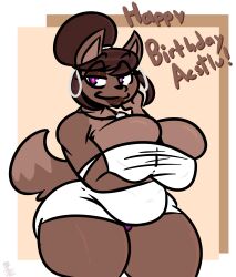 big_breasts breasts cleavage female furry huge_breasts kingretrokirby tagme thick_thighs wide_hips