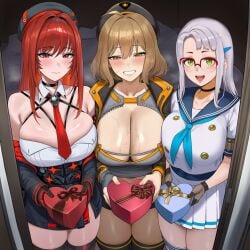 ai_generated anis_(nikke) goddess_of_victory:_nikke neon_(nikke) rapi_(nikke) rapi_(red_hood)_(nikke) shikicum69