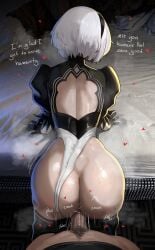 1boy 1girls aelion_draws android android_girl anonymous_male anus artist_name ass backshots balls big_ass big_butt black_gloves black_hairband black_thighhighs blindfold breasts covered_eyes cowgirl_position erection eyeless_female fat_ass fellatio female female_penetrated from_behind from_behind_position fucked_from_behind gloved_handjob gloves grey_hair guided_penetration hair_between_eyes hairband hand_on_penis handjob handjob_with_gloves highres holding_penis huge_ass huge_butt juliet_sleeves large_ass large_breasts large_butt licking licking_penis long_sleeves male mole mole_on_breast multiple_views navel nier:_automata nier_(series) nipples open_mouth oral out_of_frame paid_reward_available patreon_username penis penis_on_face puffy_sleeves pussy saliva sex short_hair sidelocks stomach straddling straight thighhighs uncensored unseen_male_face vaginal_penetration yorha_2b