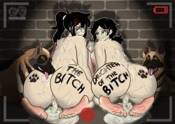 2boys 2d 2girls after_bestiality after_rape after_sex ashley_graves bestiality_humiliation big_breasts big_nipples black_hair body_writing camera_pov camera_view canine canine_on_human censored crying crying_with_eyes_open cum cum_in_pussy curvy daughter deadboyslade domestic_dog dominant_feral domination female_on_feral femsub feral feral_dominating_human feral_on_female feral_on_human filming forced forced_bestiality foursome goth goth_girl group group_sex huge_breasts human human_bitch human_female human_on_feral human_pet human_pet_feral_owner humiliation interspecies large_areolae large_breasts leaking_cum looking_back mascara_tears mature_female milf mother mother_and_daughter pale-skinned_female pale_skin pawprint pov purple_eyes pussy recording recording_video renee_graves ruined_makeup running_mascara runny_makeup submissive_human tears the_coffin_of_andy_and_leyley thick_ass thick_thighs voluptuous wide_hips wide_thighs zoophilia