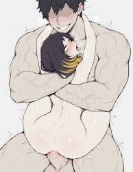 ahegao ahegao_face ai_generated anal anal_sex arms_around_neck binah binah_(project_moon) carrying_partner completely_nude femboy femmeup fucked_into_submission fucked_silly heavy_breathing meupfem motion_lines otoko_no_ko project_moon rolling_eyes rough_anal rough_sex saliva sex sissy sweat sweatdrop sweating tagme very_sweaty yaoi