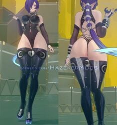 1girls blue_hair fat_ass hazeker jiggle_physics modded modding_(gaming) no_sound ponytail promeia_(zenless_zone_zero) tagme thick_thighs video video_game_character video_games walking walking_towards_viewer zenless_zone_zero