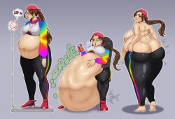 ass_cleavage backwards_baseball_cap backwards_cap backwards_hat barefoot bbw black_pants brown_hair butt_crack digestion digestion_noises epic_games expperfect fat fat_ass fat_belly fat_breasts female female_only female_pred fortnite fortnite:_battle_royale hoodie ill_fitting_clothing long_hair looking_over_shoulder loserfruit midriff_baring_shirt post_vore post_vore_weight_gain progression rainbow_clothing rainbow_highlights real_person red_sneakers slight_blush soda soda_can soft_vore topless topless_female vore weight_gain white_hoodie