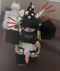 3d femboy furry half-erect half_naked nykosucks oiled_skin penis roblox roblox_avatar robloxian screaming shark_boy tagme