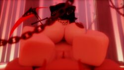 3d chains cowgirl_position dndoodle hell nipple_piercing pillar pussy riding_penis roblox roblox_avatar robloxian scythe self_upload smile tagme