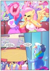 bbmbbf comic equestria_untamed extra_cheer_practice_(comic) fluttershy_(mlp) friendship_is_magic furry hasbro lyra_heartstrings lyra_heartstrings_(mlp) mlp:fim mlp:g4 mlp_g4 mlpg4 my_little_pony my_little_pony:_friendship_is_magic my_little_pony_friendship_is_magic my_little_pony_generation_4 palcomix pinkie_pie_(mlp) rainbow_dash_(mlp)