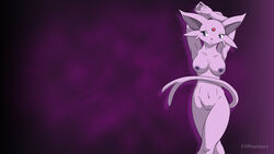 2015 abstract_background anthro ass black_nose breasts canine eeveelution espeon eyelashes female fur looking_at_viewer mammal navel nintendo nipples nude open_mouth pokemon pose purple_eyes purple_fur purple_nipples pussy shadow solo video_games wallpaper yiffmasters